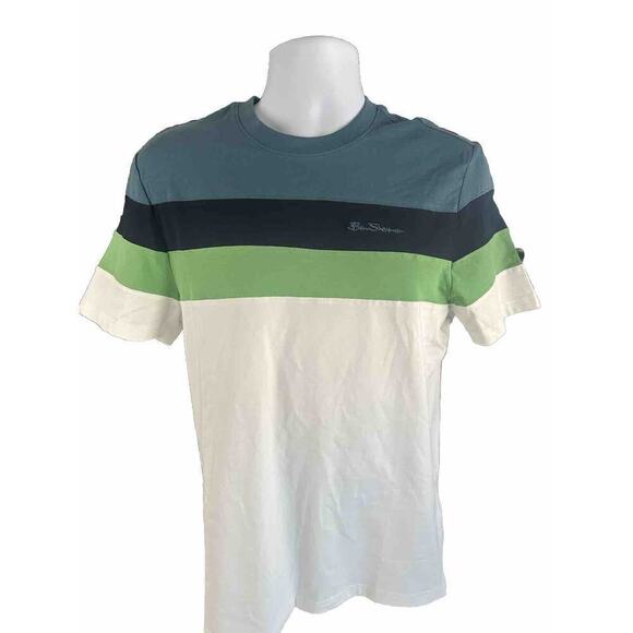 Ben Sherman Men’s Small White Coconut Milk Cotton Short Sleeve Shirt - Picture 6 of 9